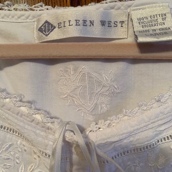 Eileen West buttondown short nightgown - Picture 1 of 6